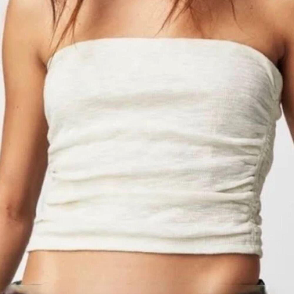 Free People cream tube top SZ XS